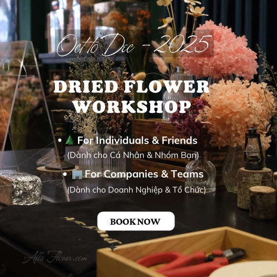 [Workshop Hoa Khô - Allie Flower] - [Dried Flower Workshop]