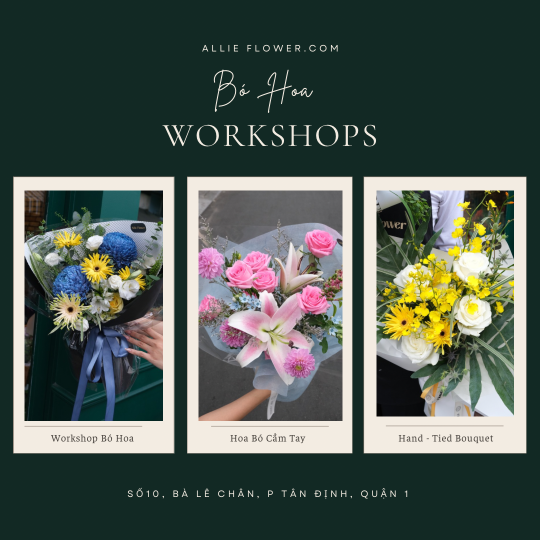 Workshop Bó Hoa  "Kết Hoa Cùng Allie"