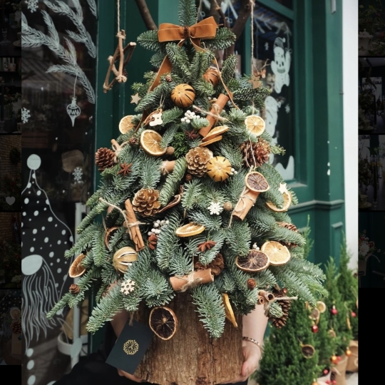 Christmas Tree Handmade CT040 - 80cm · Fully Decorated